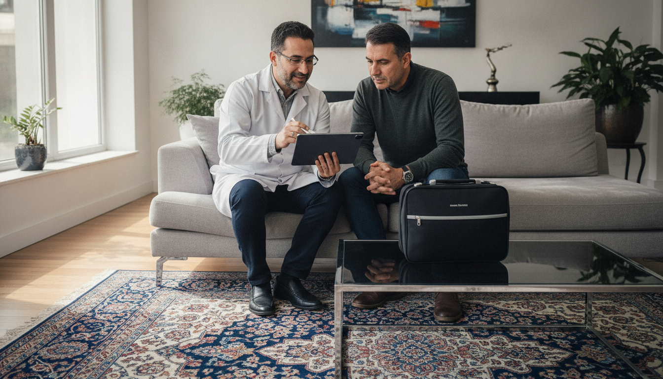 تصویر ویزیت متخصص اورولوژی در منزل